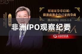 非洲IPO观察纪要