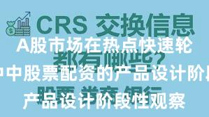 A股市场在热点快速轮动时期中中股票配资的产品设计阶段性观察