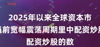 2025年以来全球资本市场在当前宽幅震荡周期里中配资炒股的数