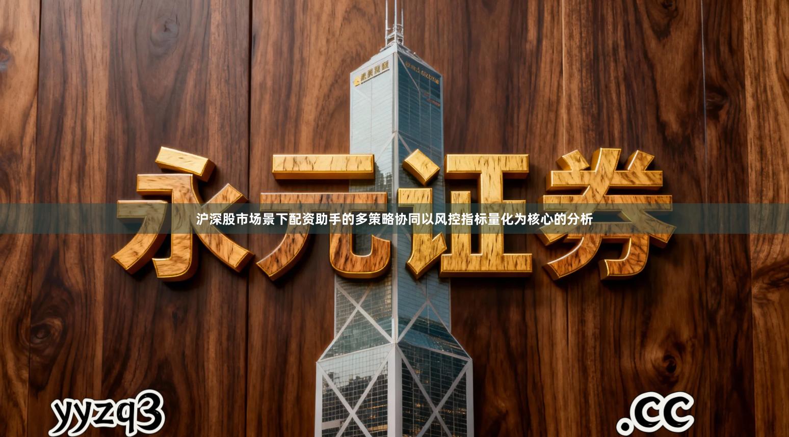 沪深股市场景下配资助手的多策略协同以风控指标量化为核心的分析